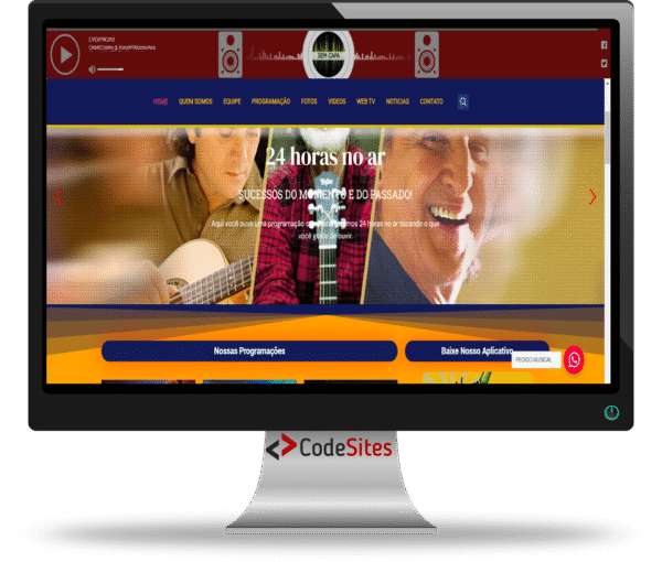 Script Site para Web Rádio Online Com Painel Administrador 2025