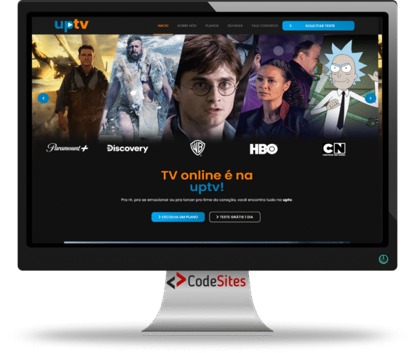 Site Profissional para IPTV - Desenvolvido em WordPress com Elementor 2025