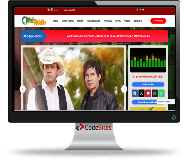 Script Site Para Web Rádio Online Pacotão de Vinhetas 2025