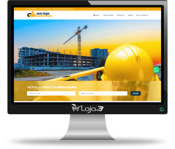 Script Site para Construtora responsivo em PHP com Painel Administrativo