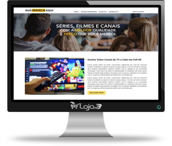 Script Site para Venda de IPTV Streaming de Vídeo em PHP com Painel Administrável