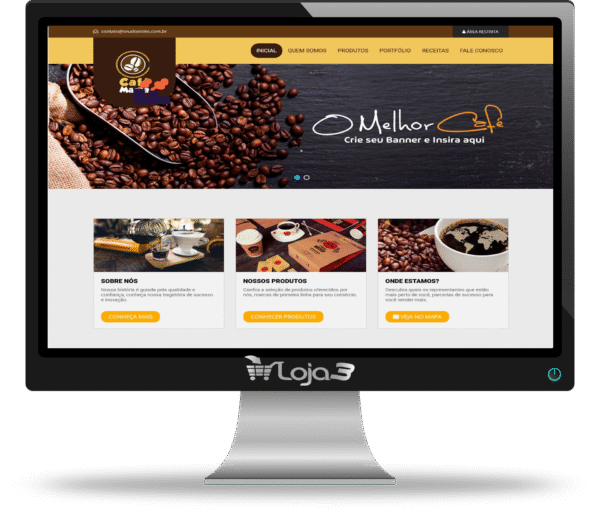 Script Site institucional para comércio de café em PHP