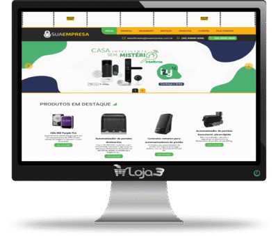 Script Site Pronto Segurança Eletrônica em PHP