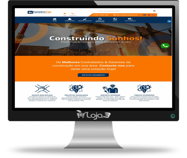 Script Site Pronto para Construtora em PHP com Painel Administrador