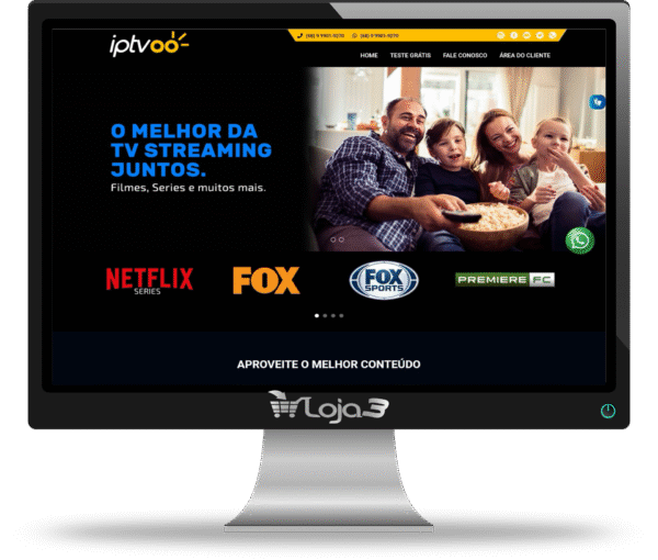Script Site para IPTV em PHP com Painel Administrador