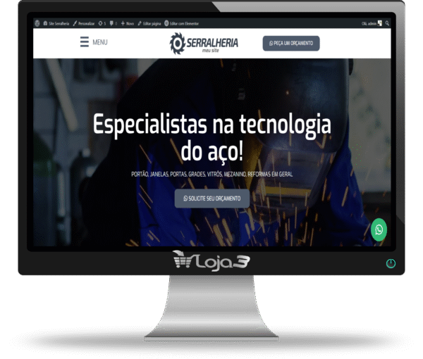Site para serralheria Script completo de fácil administração 2025