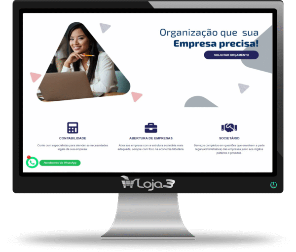 Script Site Pronto para Contabilidade e Contadores em php