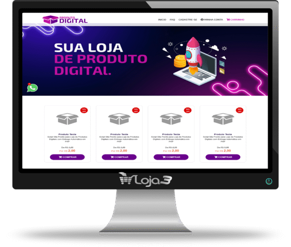 Loja PHP Para Vender Produtos Digitais
