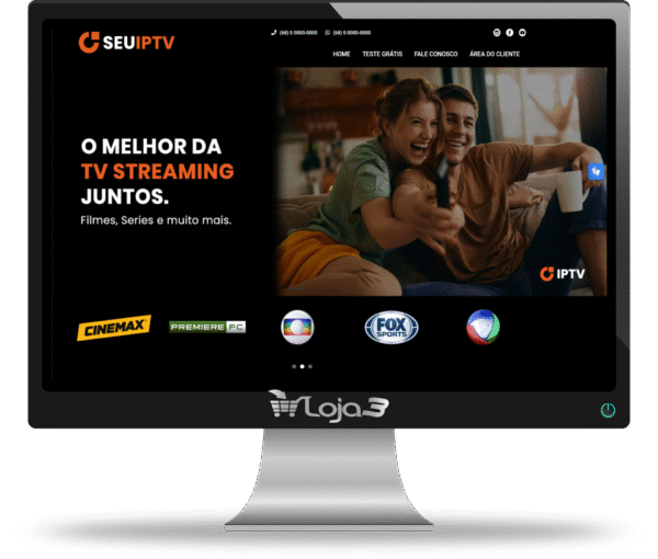 Site Pronto em PHP para IPTV 100% Responsivo