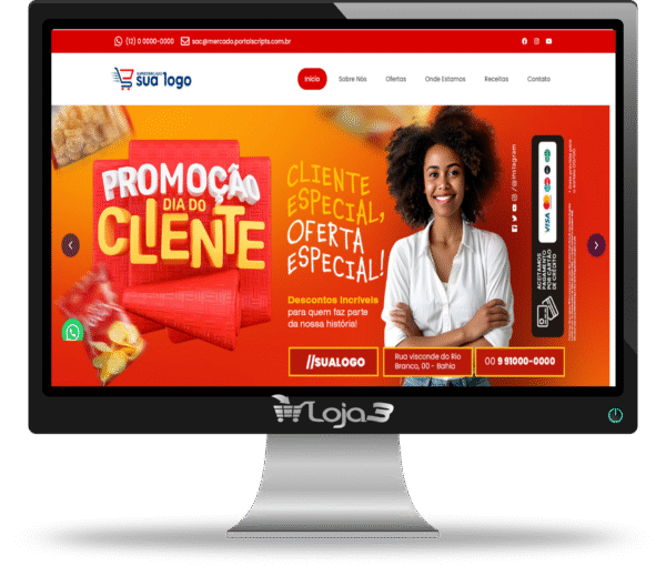 Site para Mercados Rápido, Responsivo e Completo 2025