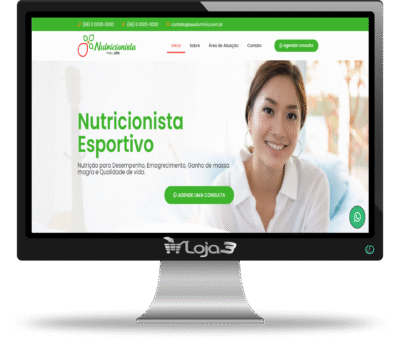 Site Para Nutricionista Fácil Administração 2025