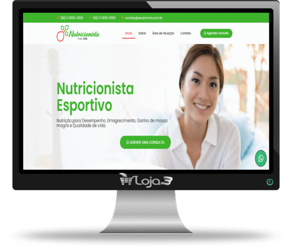 Site Para Nutricionista Fácil Administração 2025