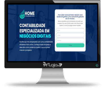 Script Site Template de Landing Page para Contabilidade 2025
