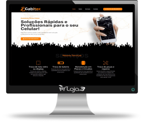 Script Site completo para consertos e assistência técnica de celulares 2025