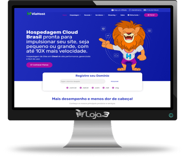 Site para empresa de hospedagem e revenda de Hospedagem WordPress 2025 Host