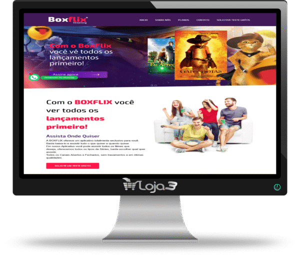 Script Site para Venda de IPTV Streaming de Vídeo com Painel Administrativo
