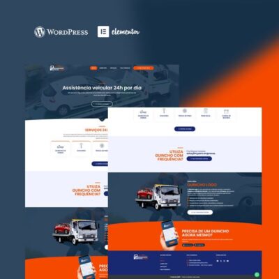 Template Site para Empresa de Guincho 100% Editável 2025